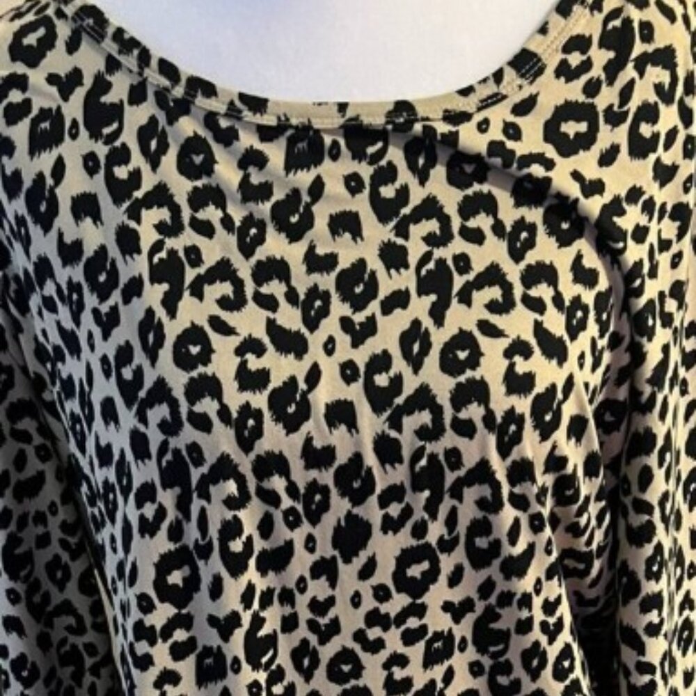 SHEIN Sz 2XL Animal print jersey dress with pockets